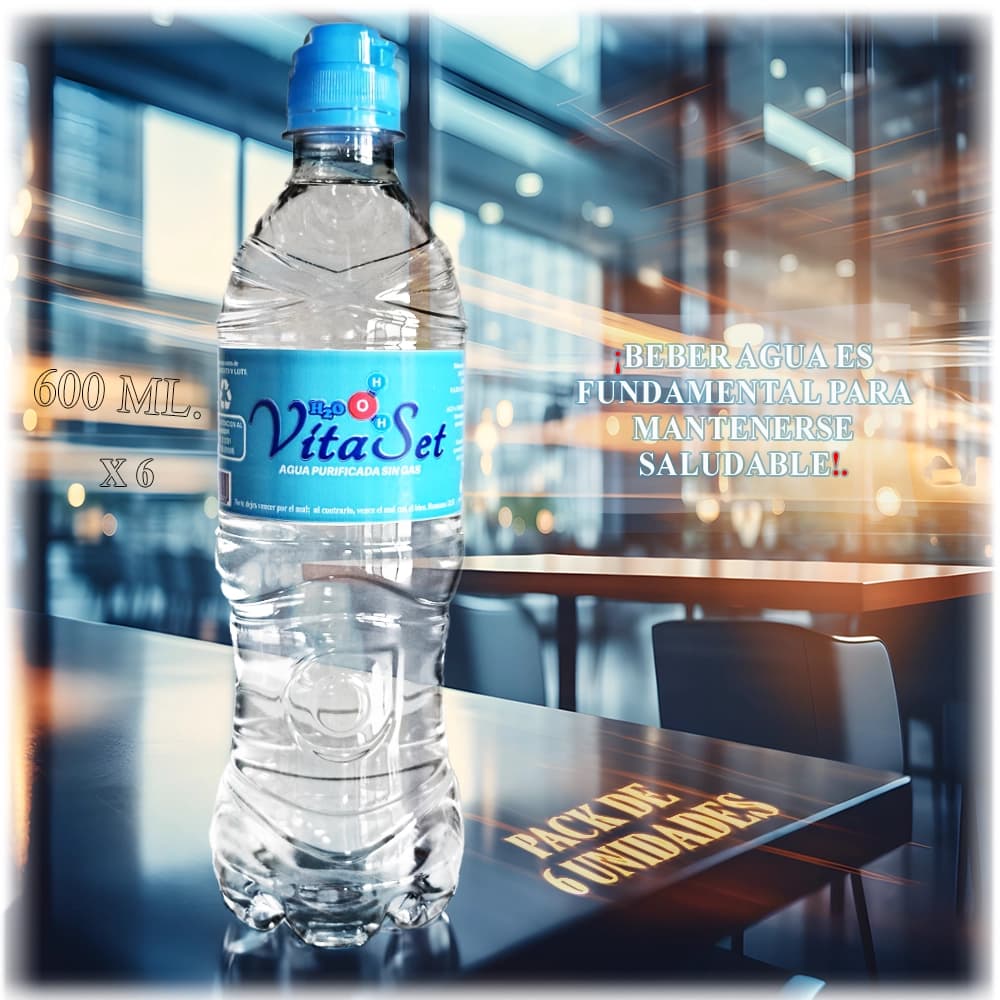 Paquete de Agua 600ml (x6)